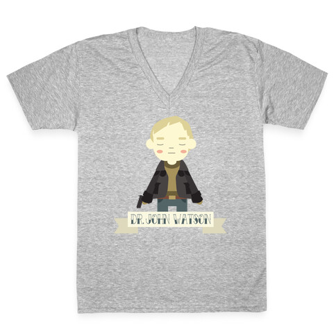 Dr. John Watson V-Neck Tee Shirt