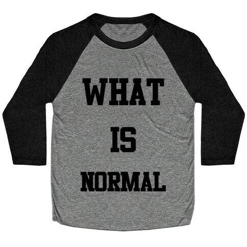 What is Normal Baseball Tee