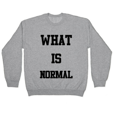 What is Normal Pullover
