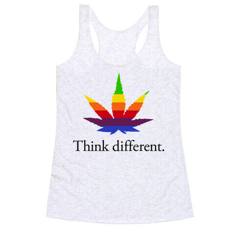Think Different Racerback Tank Top