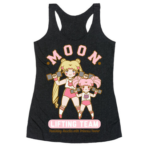 Moon Lifting Team Parody Racerback Tank Top