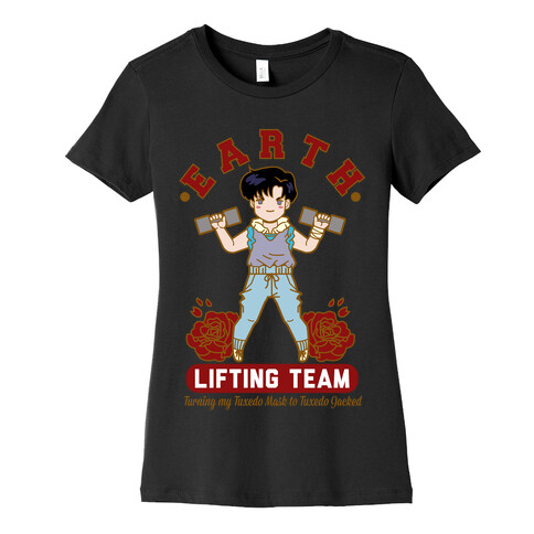 Earth Lifting Team Parody Womens T-Shirt