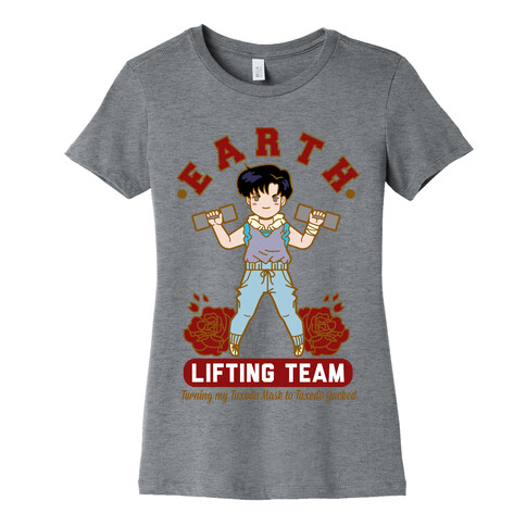 Earth Lifting Team Parody Womens T-Shirt
