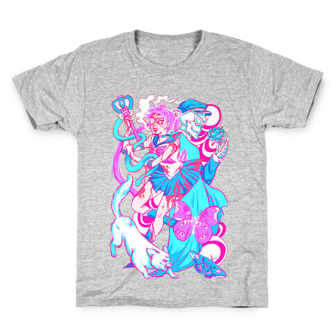 Rainbow Horror Senshi Parody Kids T-Shirt