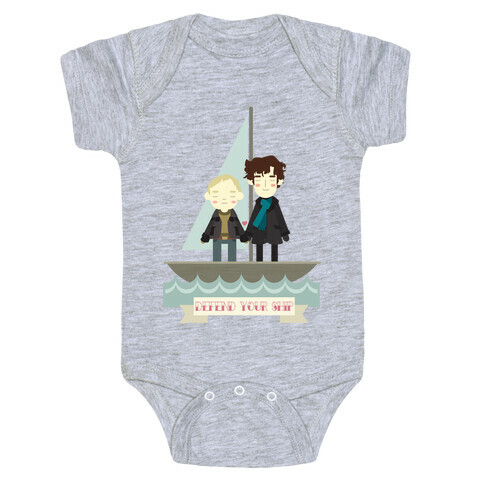 Sherlock Defend Your Ship Baby One-Piece