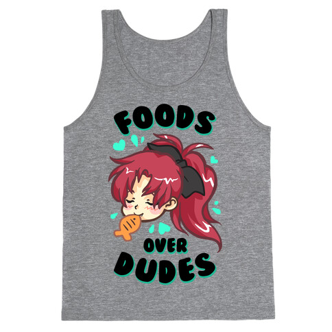 Foods Over Dudes Parody Tank Top