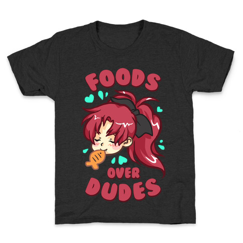 Foods Over Dudes Parody Kids T-Shirt