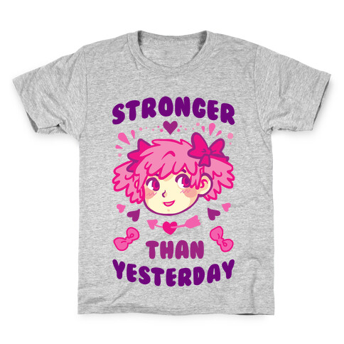 Stronger Than Yesterday Kids T-Shirt