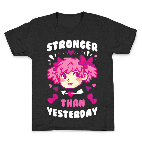 Stronger Than Yesterday Kids T-Shirt