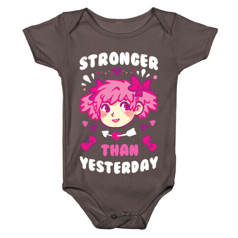 Stronger Than Yesterday Baby One-Piece