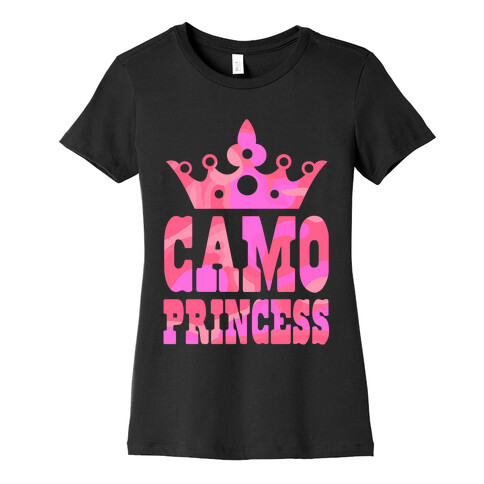 Camo Princess Womens T-Shirt