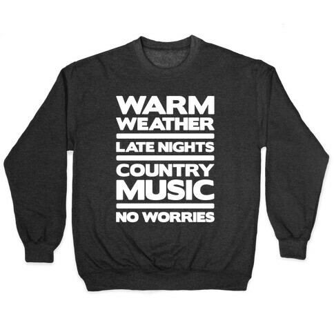 Warm Weather No Worries Pullover