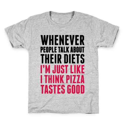 Pizza Diet Kids T-Shirt