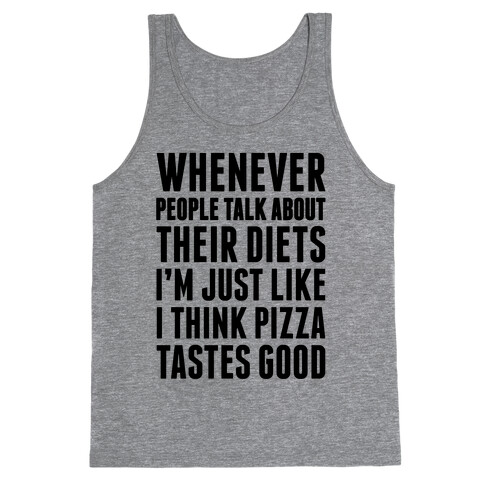 Pizza Diet Tank Top