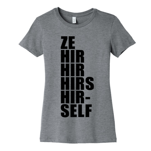 Gender Pronoun Guide Womens T-Shirt