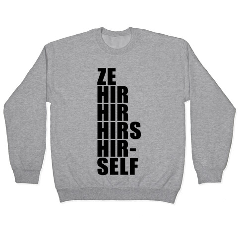 Gender Pronoun Guide Pullover