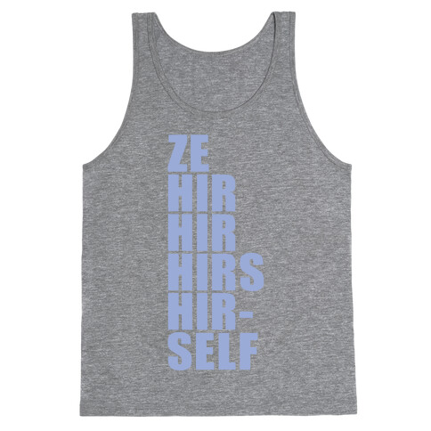 Gender Pronoun Guide Tank Top