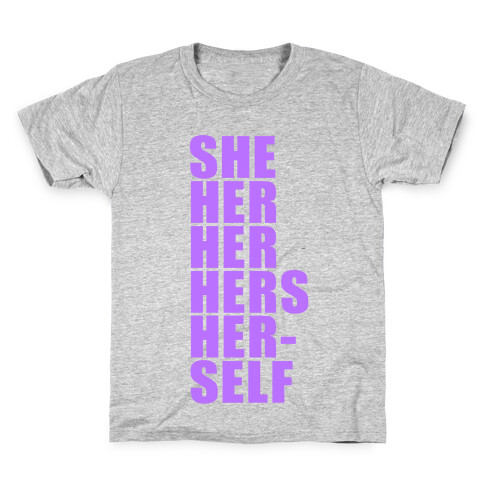 Gender Pronoun Guide Kids T-Shirt