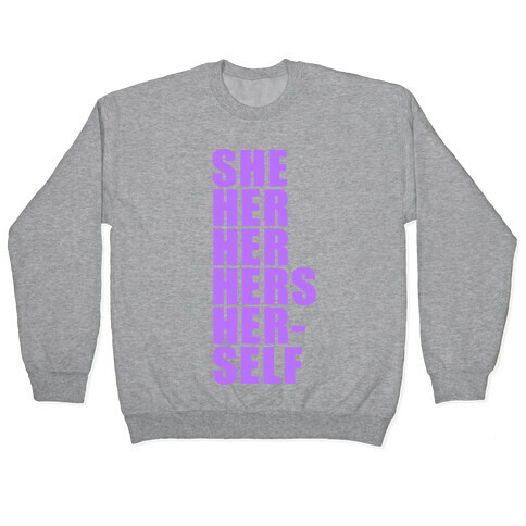 Gender Pronoun Guide Pullover