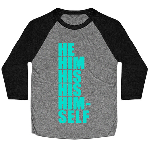 Gender Pronoun Guide Baseball Tee