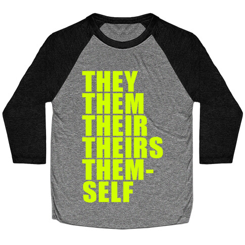 Gender Pronoun Guide Baseball Tee