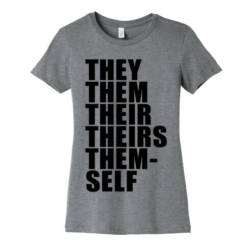 Gender Pronoun Guide Womens T-Shirt