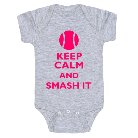 Keep Calm And Smash It Baby One-Piece
