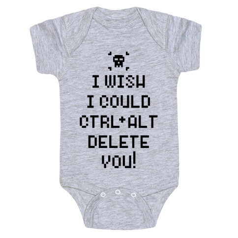 Crtl+Alt+Delete Baby One-Piece