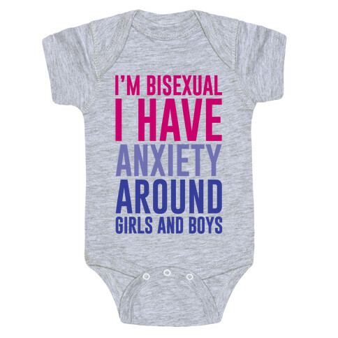 Bisexual Anxiety Baby One-Piece