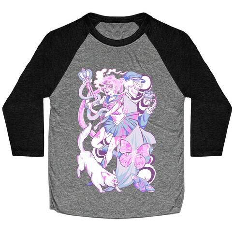 Pastel Horror Senshi Baseball Tee