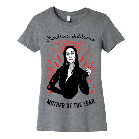 Morticia Addams Mother of the Year Womens T-Shirt