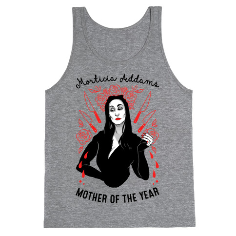 Morticia Addams Mother of the Year Tank Top