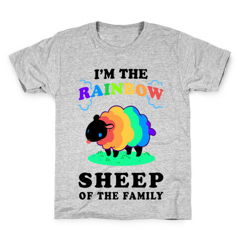 I'm The Rainbow Sheep Of The Family Kids T-Shirt