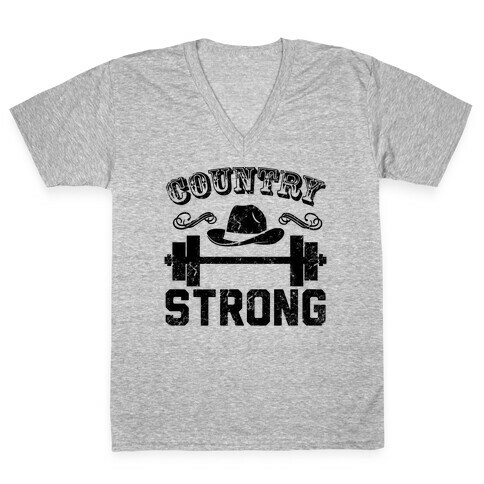 Country Strong V-Neck Tee Shirt