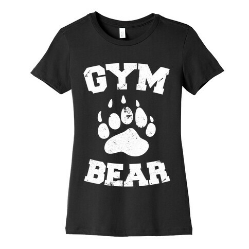 Gym Bear Womens T-Shirt