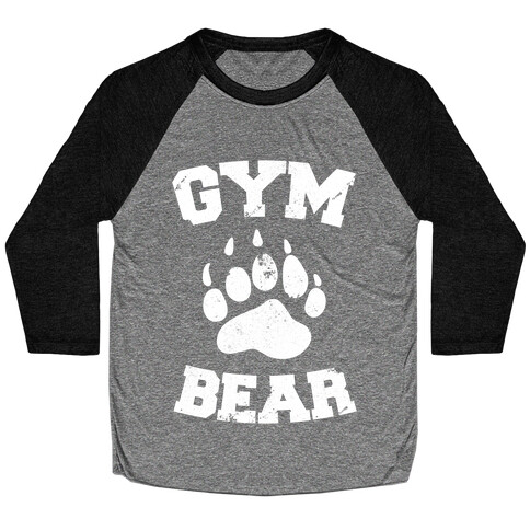 Gym Bear Baseball Tee