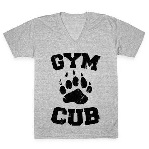Gym Cub V-Neck Tee Shirt