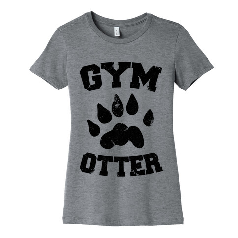 Gym Otter Womens T-Shirt