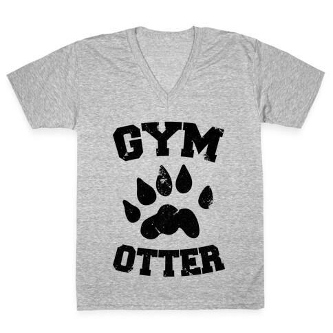 Gym Otter V-Neck Tee Shirt