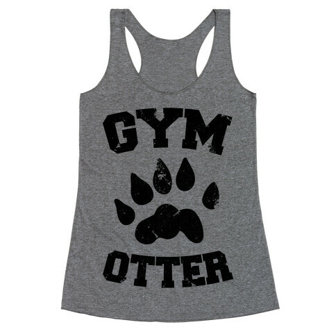 Gym Otter Racerback Tank Top