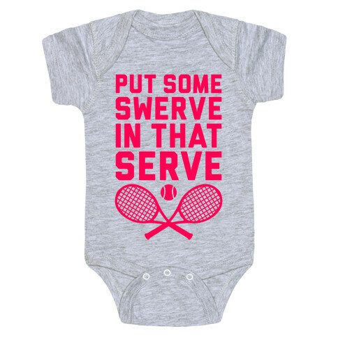 Puts Some Swerve In That Serve Baby One-Piece