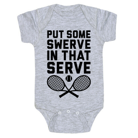 Puts Some Swerve In That Serve Baby One-Piece