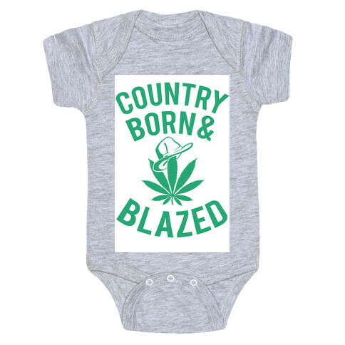 Country Born & Blazed Baby One-Piece