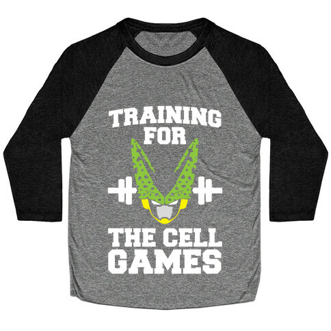 Training for the Cell Games Baseball Tee