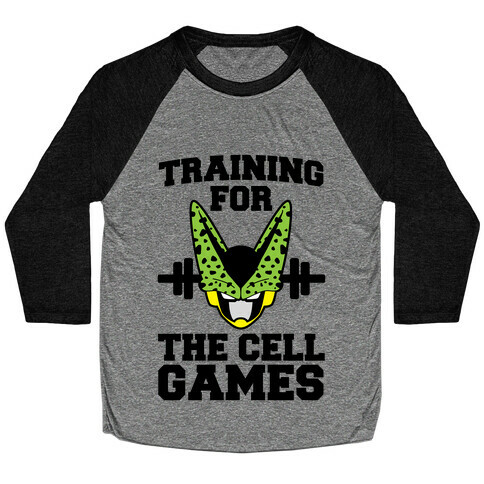 Training for the Cell Games Baseball Tee