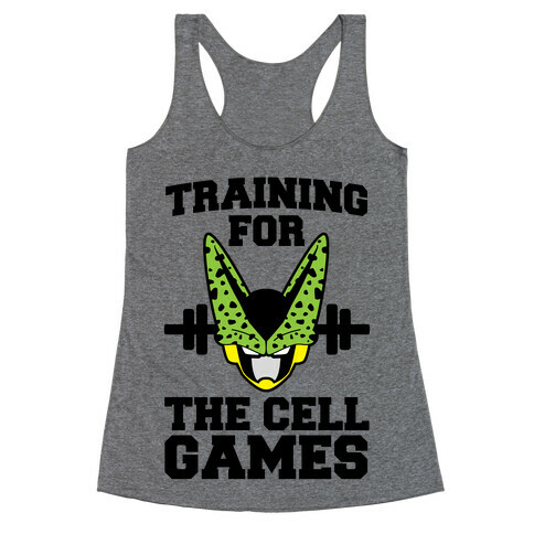 Training for the Cell Games Racerback Tank Top