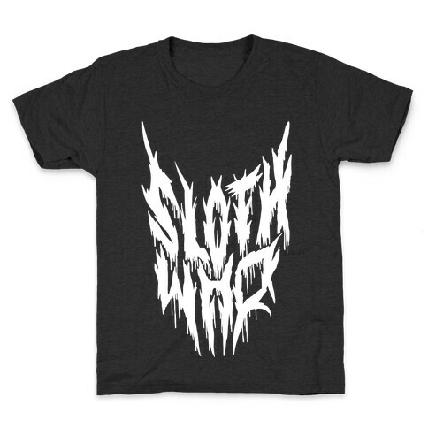 Sloth Who (Metal) Kids T-Shirt