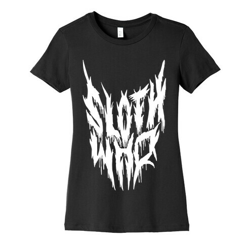 Sloth Who (Metal) Womens T-Shirt