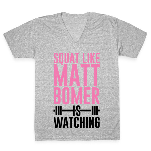 Squat Like Matt Bomer Is Watching V-Neck Tee Shirt