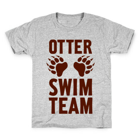 Otter Swim Team Kids T-Shirt